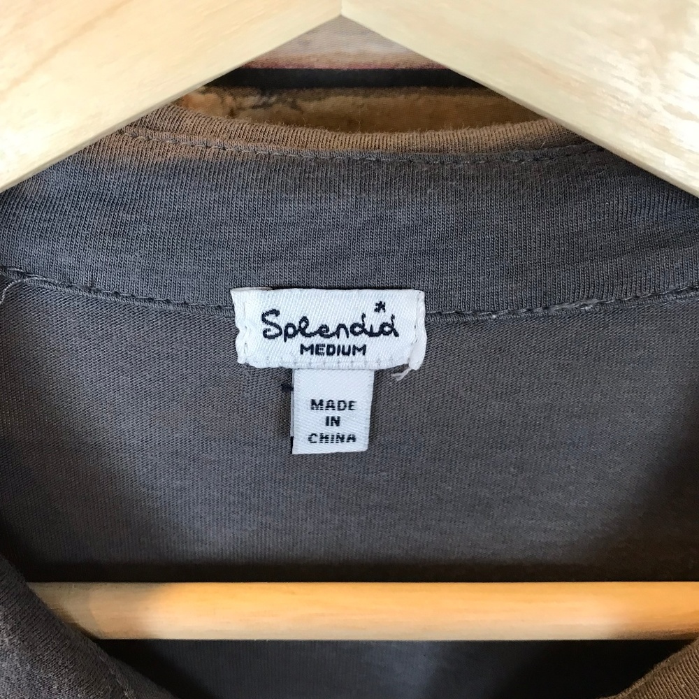 Splendid Solid Button Front Shirt - image 4